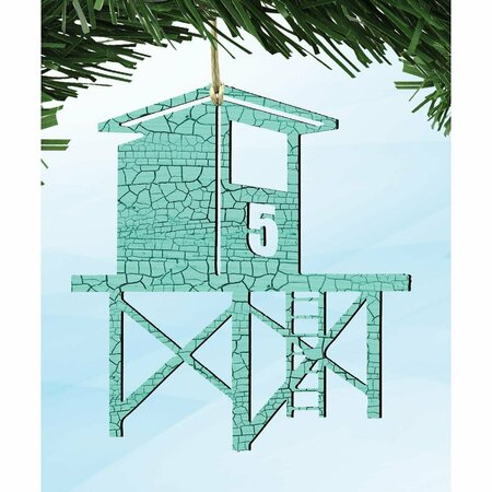 INSTRUMENTO Guard Post Wooden Ornament IN3491499